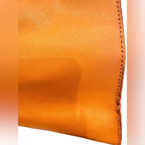 Michael Kors Orange Tangerine Large Studded Hamilton - Picture 9 of 13